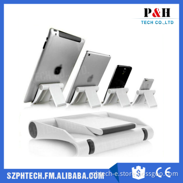 OEM supplied tablet stand, mobile phone holder, universal folding tablet stand